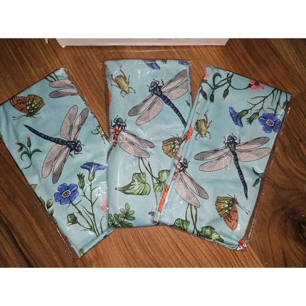 SmoothNovelty 12 Count Summer Flower Cooling Towels Chilly Yoga Microfiber s29